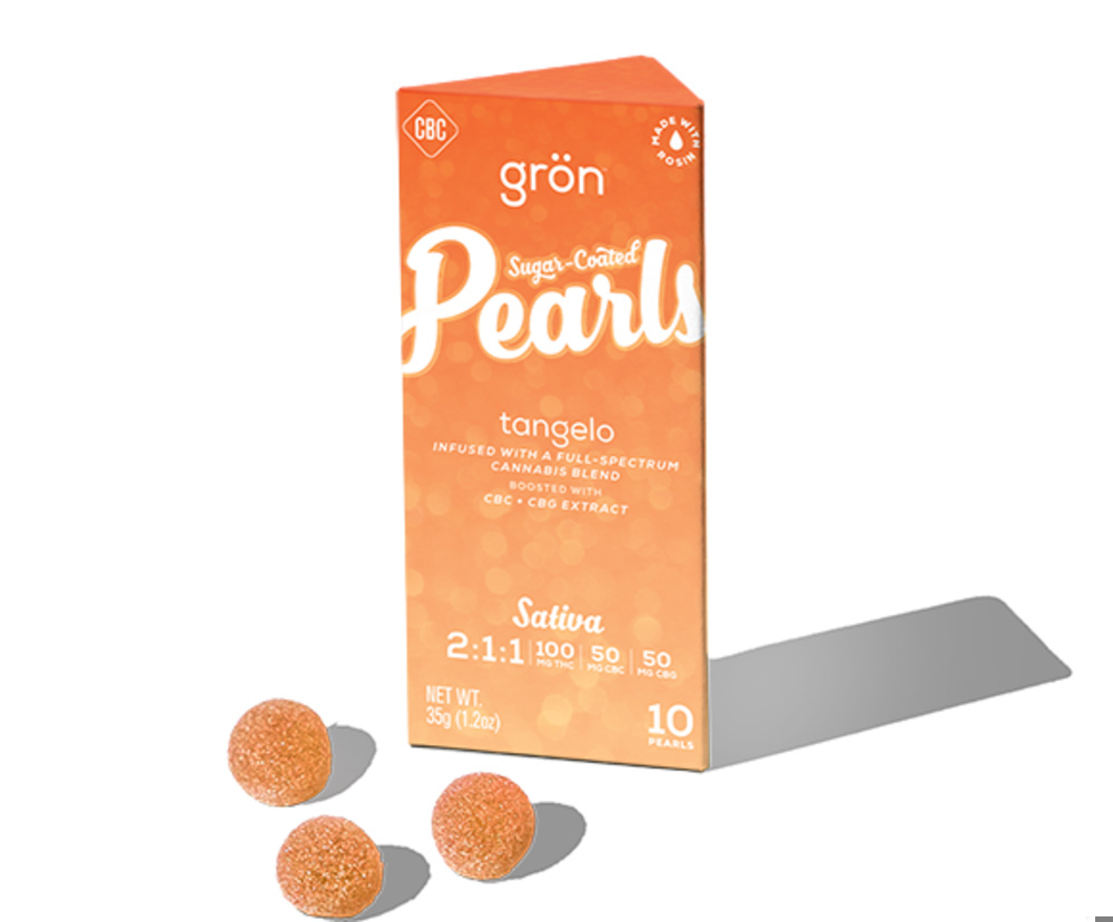 2:1:1 Tangelo Pearls - Sativa (100mg THC/50mg CBC/50mg CBG)