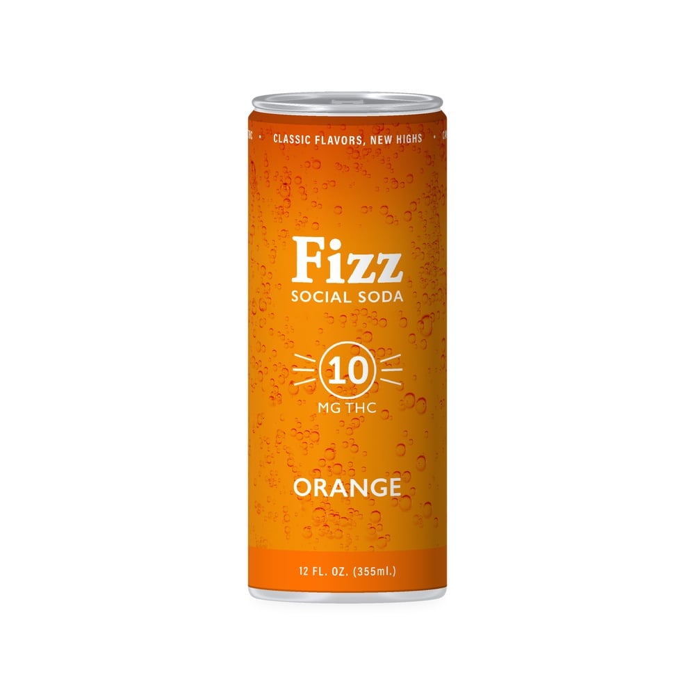 Fizz - Hemp-Derived Orange Social Soda 12oz (10mg)