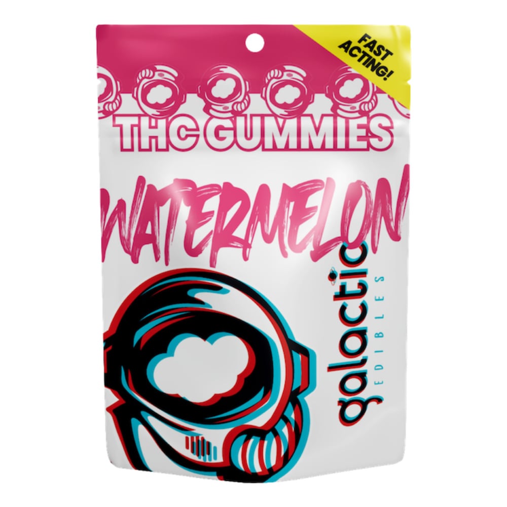 Galactic - Watermelon Fast Acting Gummies (100mg 20pk)