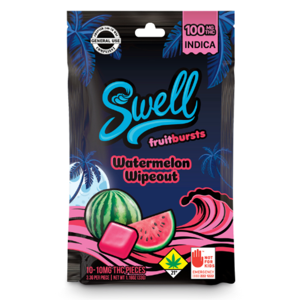Watermelon Wipeout - Indica [10pk] (100mg)