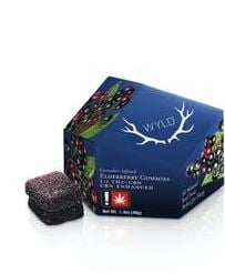 Elderberry 2:1 CBN + Indica Enhanced Gummies | 100mg THC:50mg CBN Elderberry 2:1 CBN + Indica Enhanced Gummies | 100mg THC:50mg CBN
