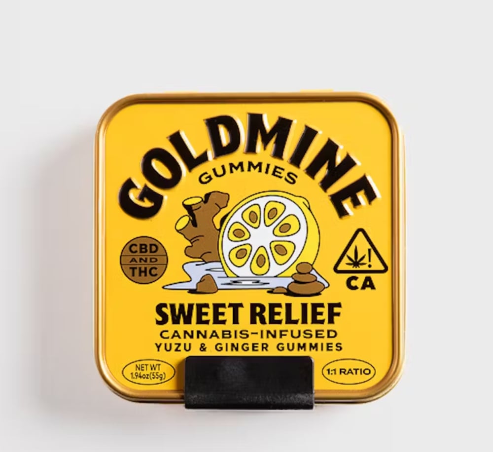 Sweet Relief: Yuzu & Ginger [10pk] (100mg CBD/100mg THC)