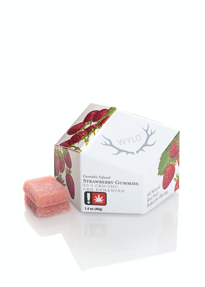 Strawberry 20:1 CBD + Hybrid Enhanced Gummies (200mg CBD:10mg THC)