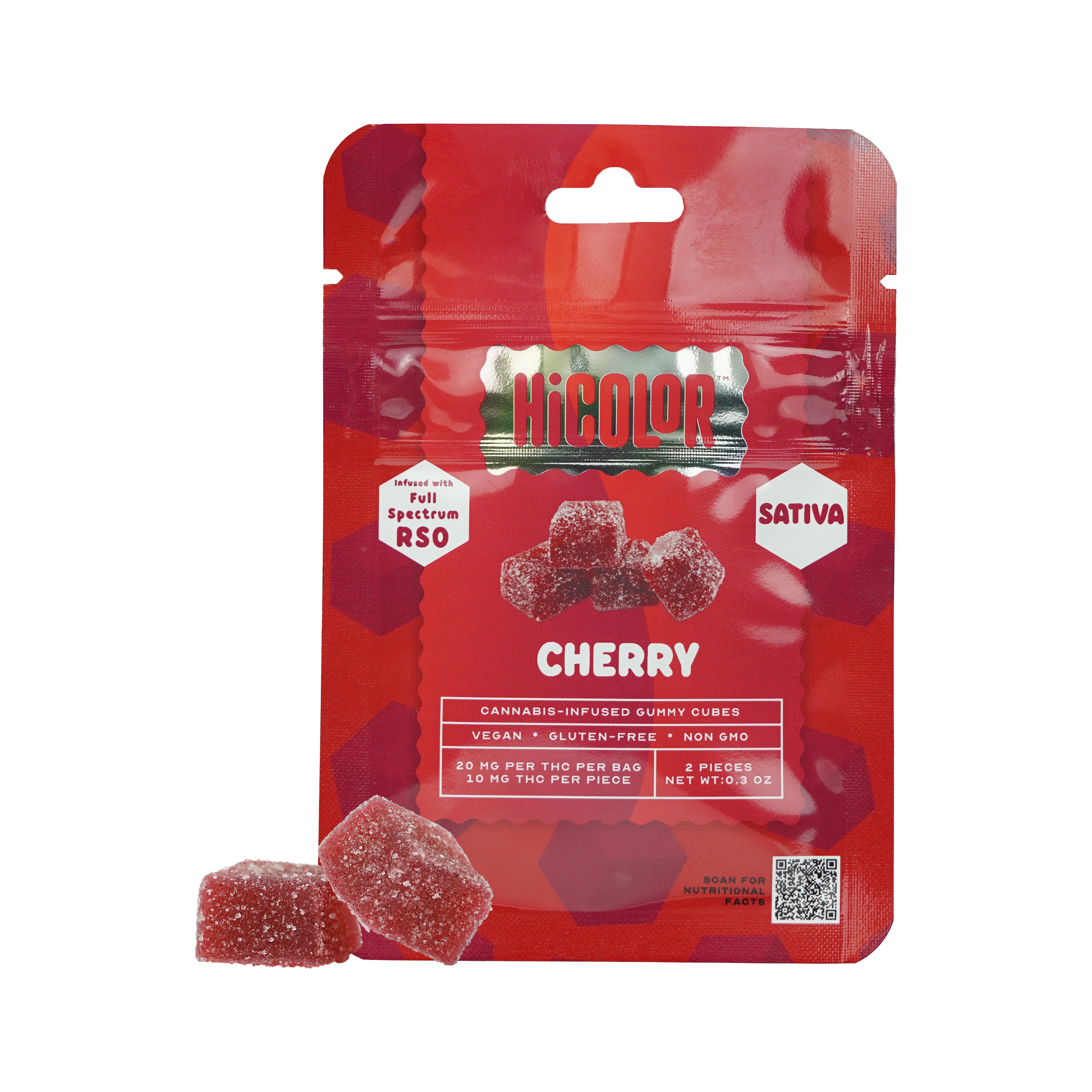 Cherry MINI RSO Gummies [2pk] (20mg)