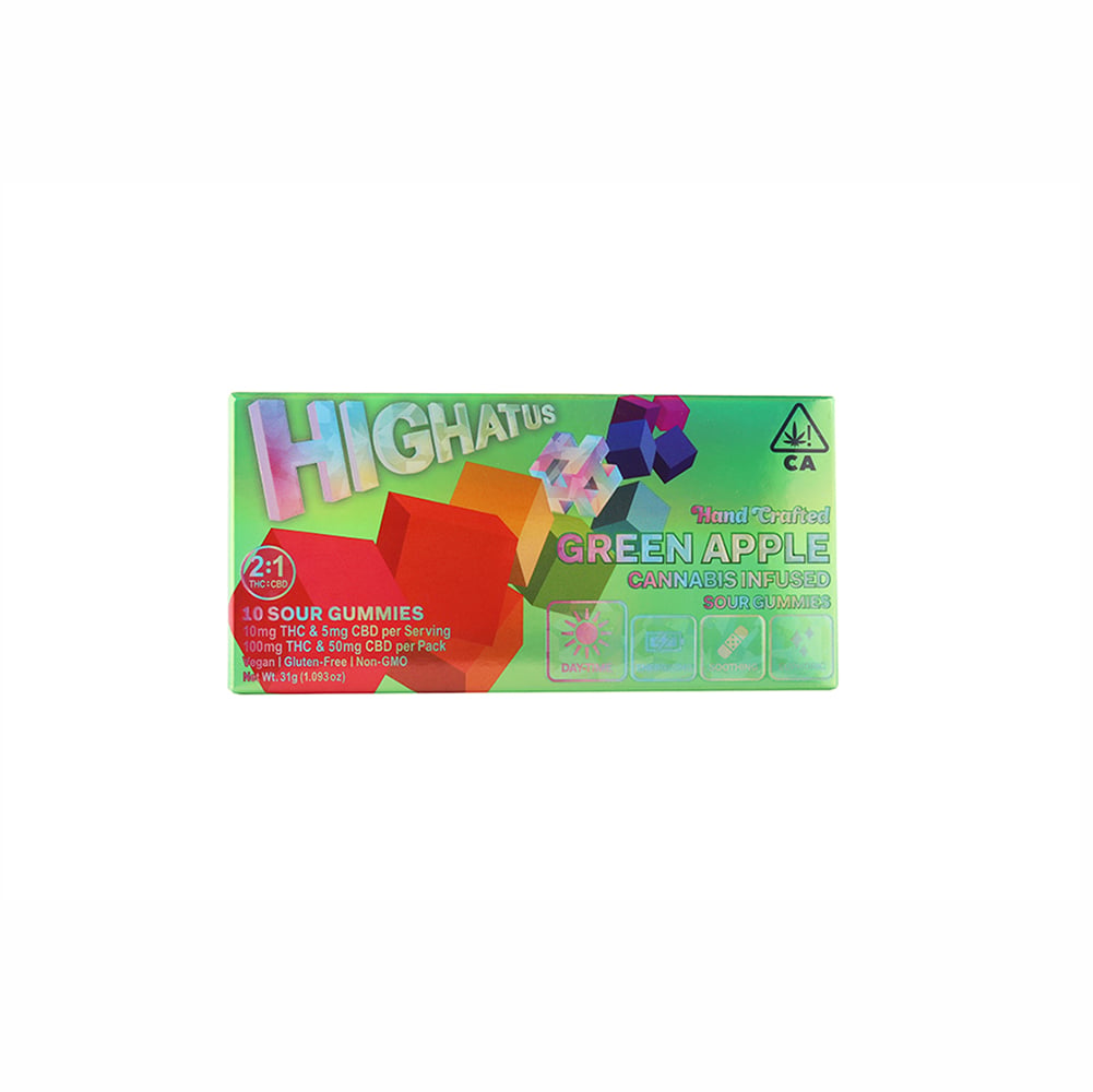 2:1 Green Apple [10pk] (100mg THC/50mg CBD)