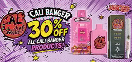 Save 30% on Firecracker/Cali Banger! special