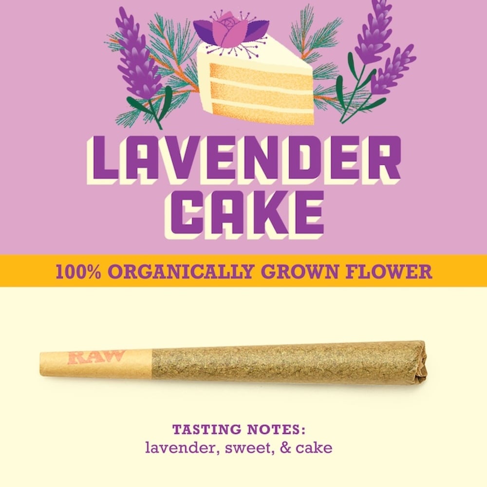 Paper Crane - Lavender Cake Pre-Roll (1g) product photo