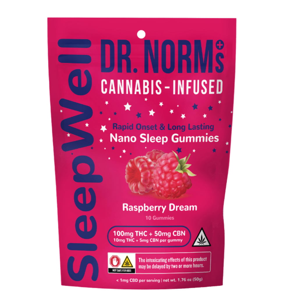 SleepWell - Raspberry Dream [10pk] (100mg THC/50mg CBN)