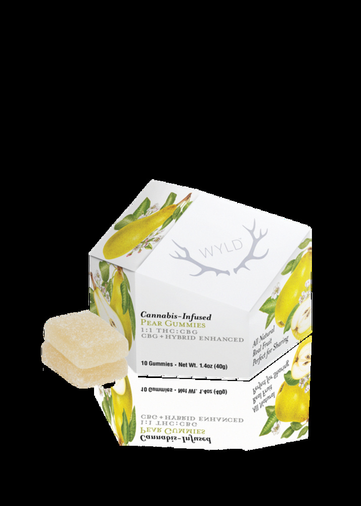 Pear 1:1 CBG + Hybrid Enhanced Gummies | 100mg