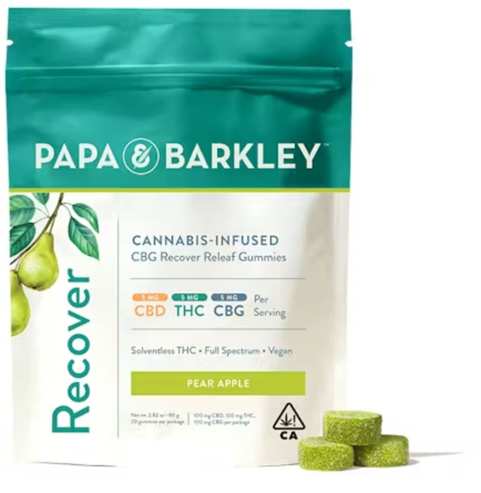 Pear Apple Recovery [20pk] (100mg CBD/100mg THC/100mg CBG)