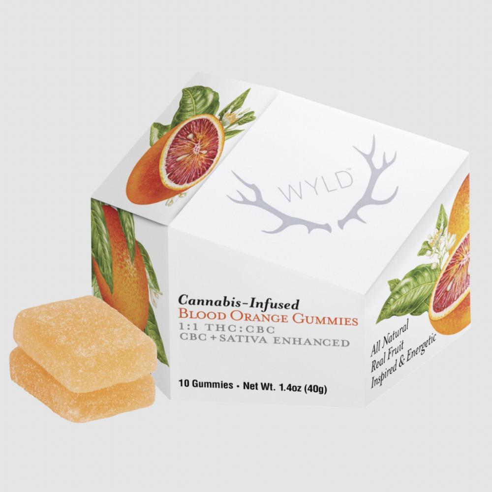 Blood Orange 1:1 CBC + Sativa Enhanced Gummies | 100mg THC:100mg CBC