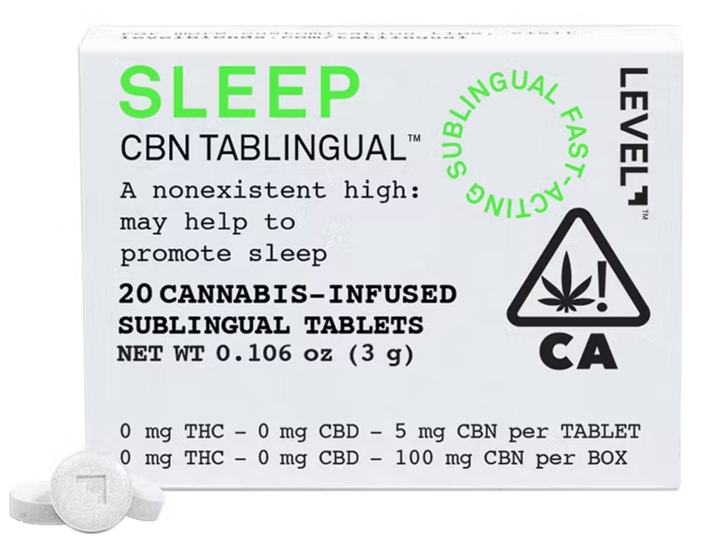 TABLINGUAL Sleep [20pk] (100mg CBN)