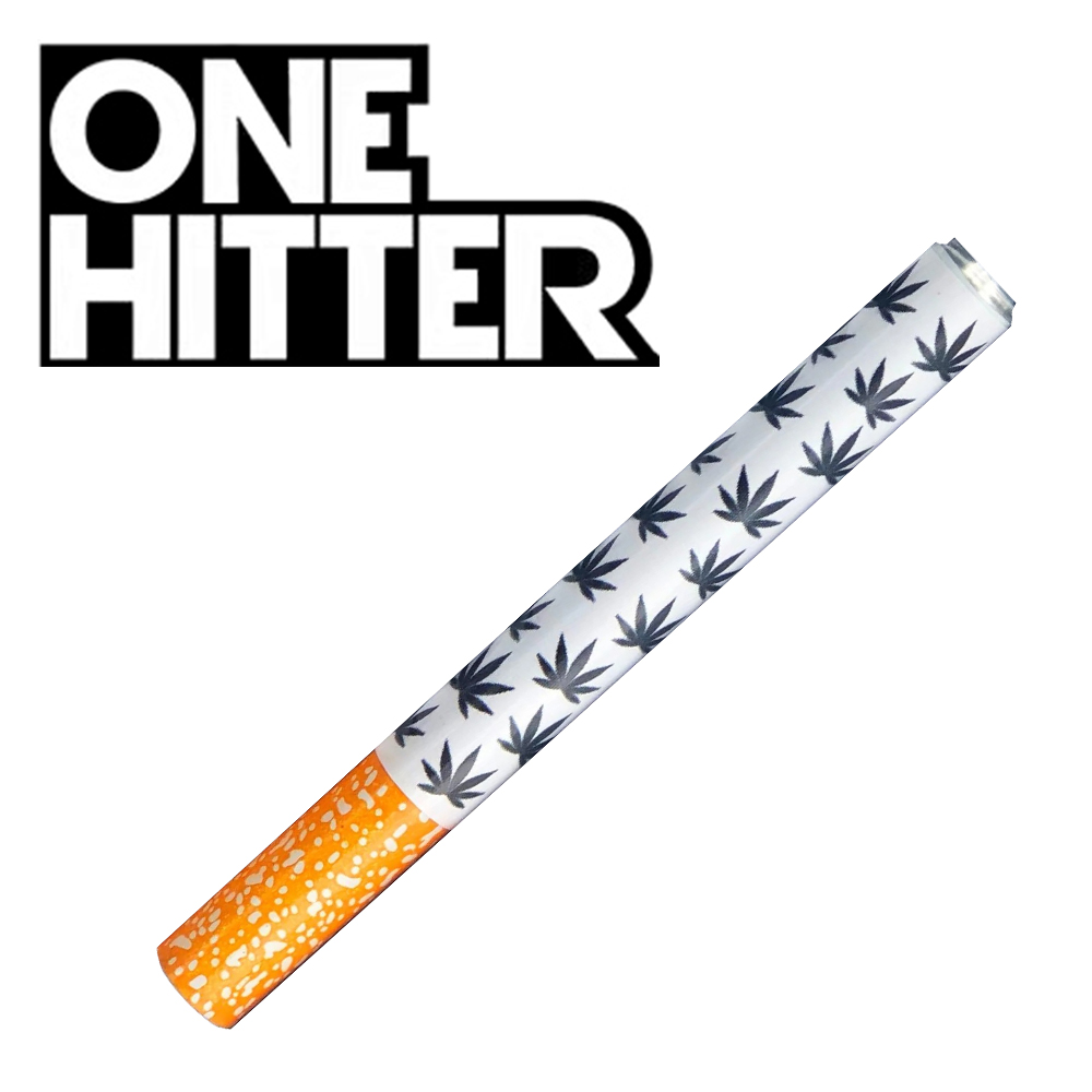 One Hitter Pipe - Original Black + White