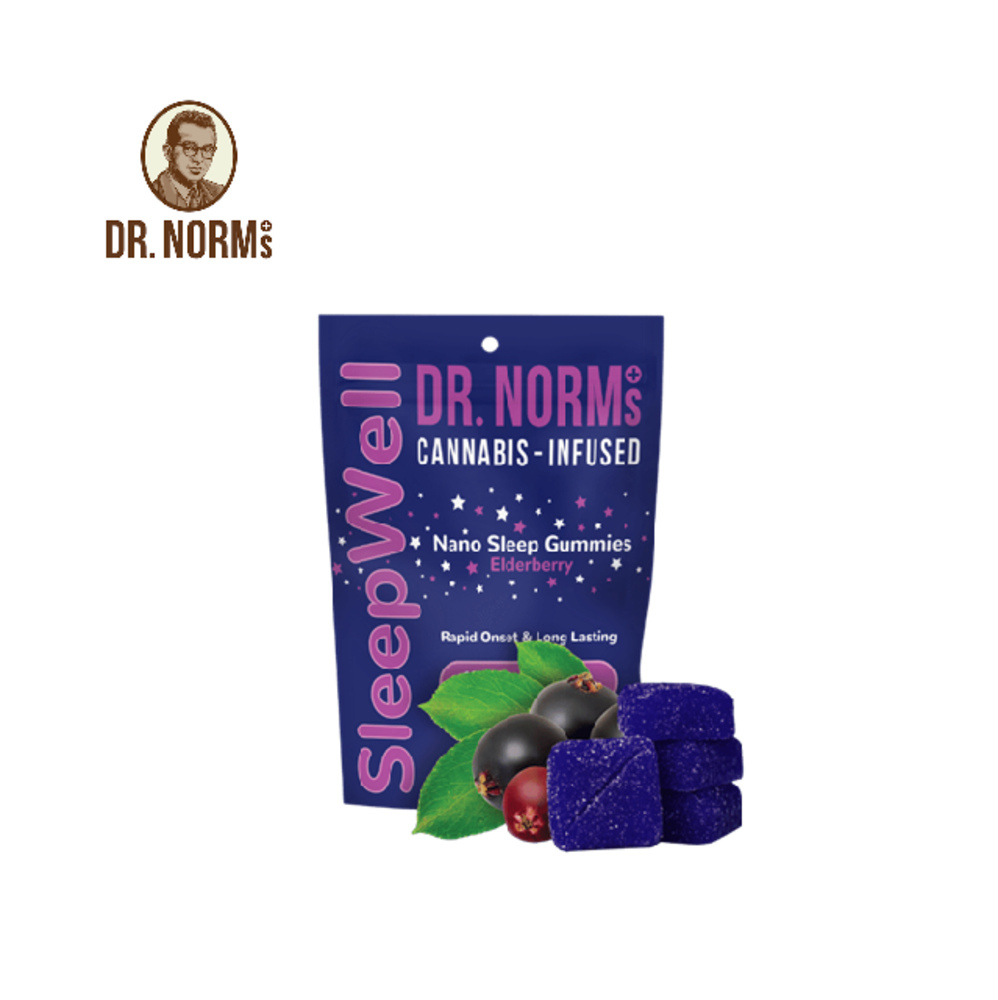 2:1 ELDERBERRY SLEEPWELL THC:CBN 150MG 10 PACK NANO GUMMIES
