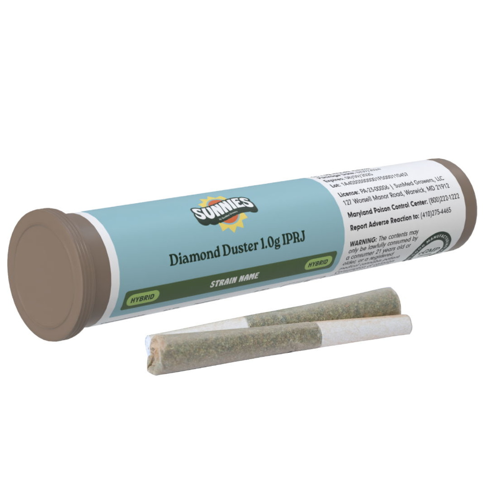 GMO x Sour Diesel Diamond Duster Pre-Roll 1.0g