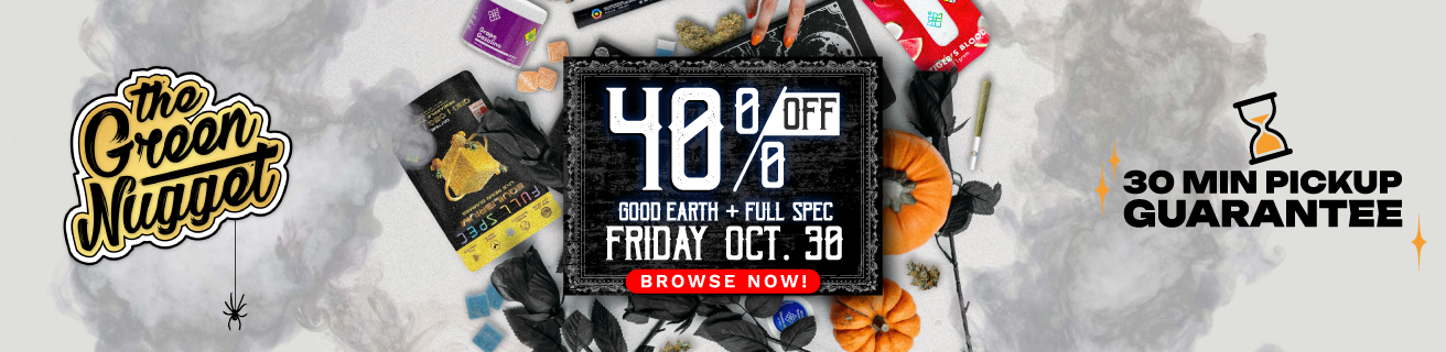 FRIDAY Oct 30th get ready for Halloween with 40% OFF Full Spec & Good Earth Products at all stores!