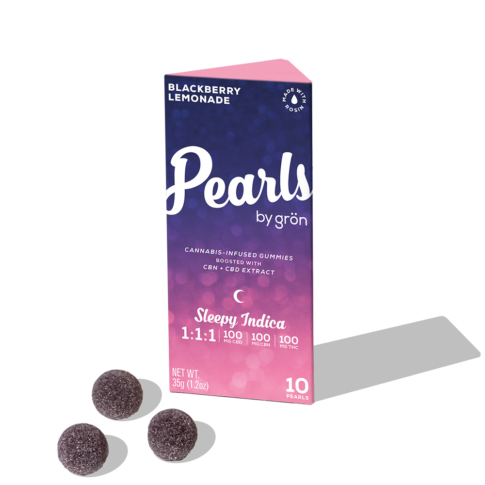 1:1:1 Blackberry Lemonade Pearls - Sleepy Indica (100mg CBD/ 100mg CBN/ 100mg THC)