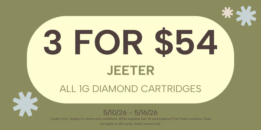 Jeeter | 1g Diamond Cartridges | 3+ for $18 each special