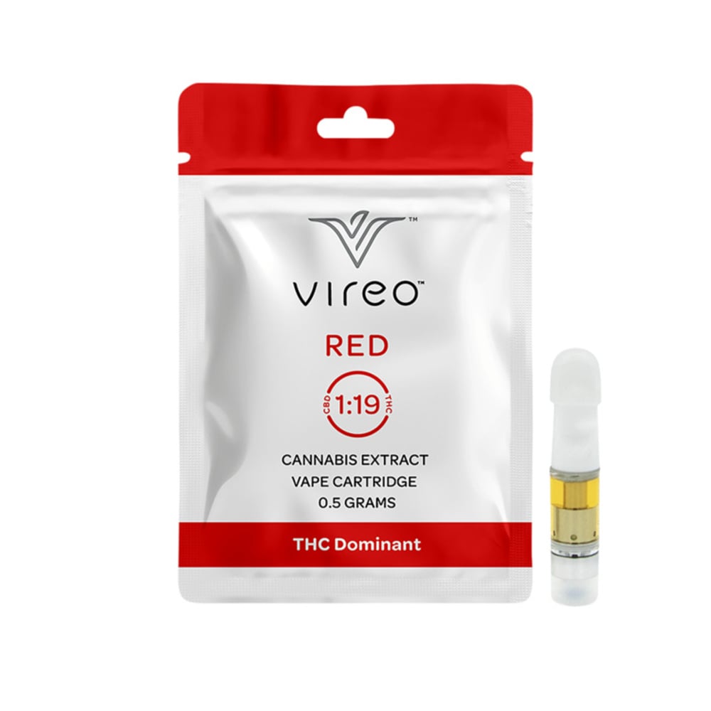 Red Distillate Vaporizer Cartridge [500mg]