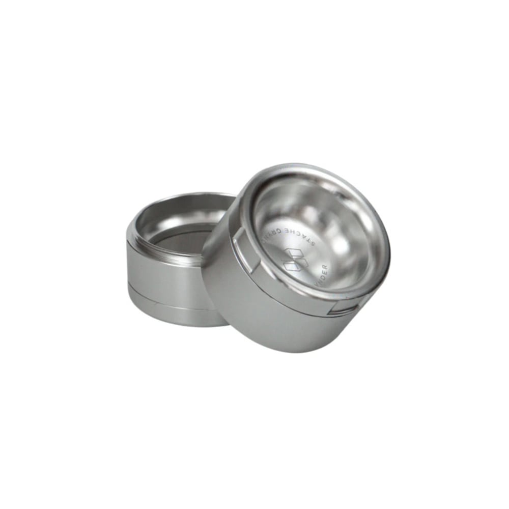 4 Piece Grynder Silver
