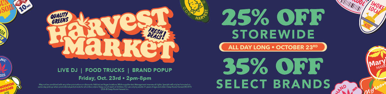 Deep Roots Harvest - Mesquite Marketing Banner