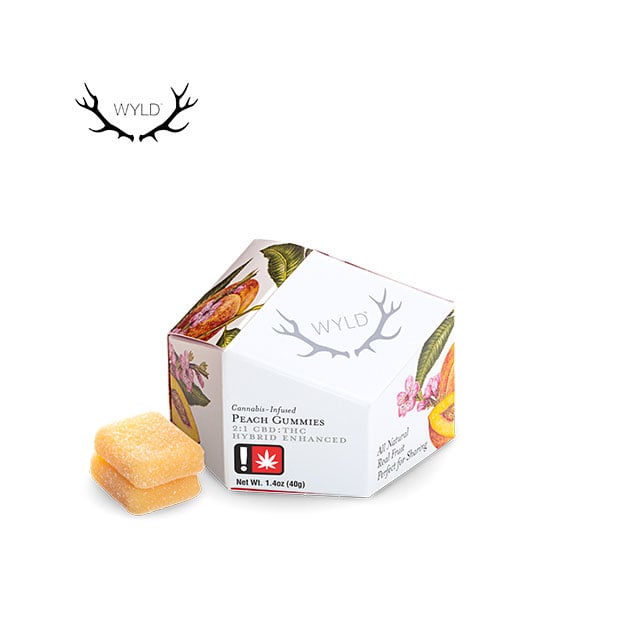 2:1 CBD:THC PEACH 100MG CBD 50MG THC 10 PACK GUMMIES