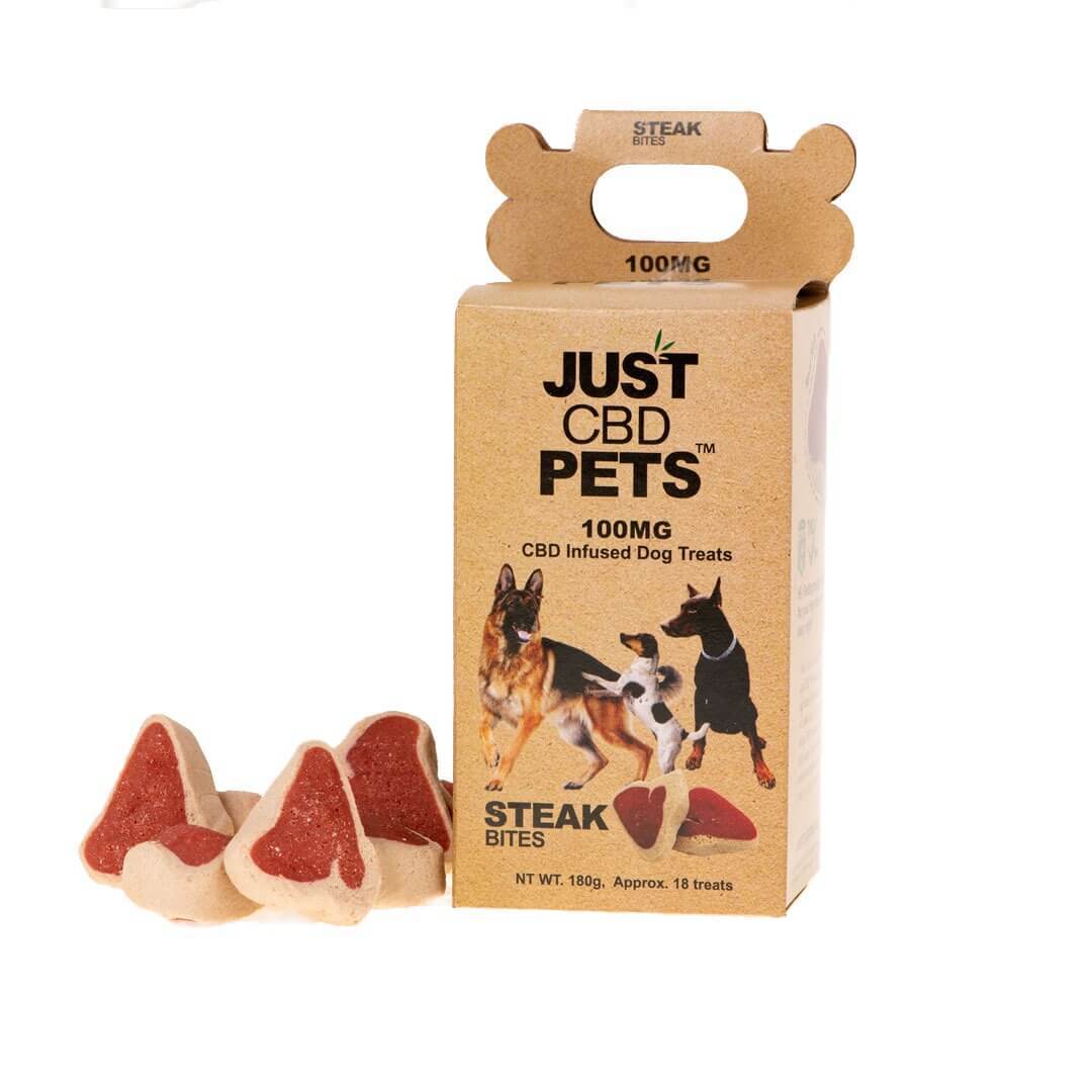 Bacon and Cheese (100mg CBD) Just CBD Dog Treats Jane