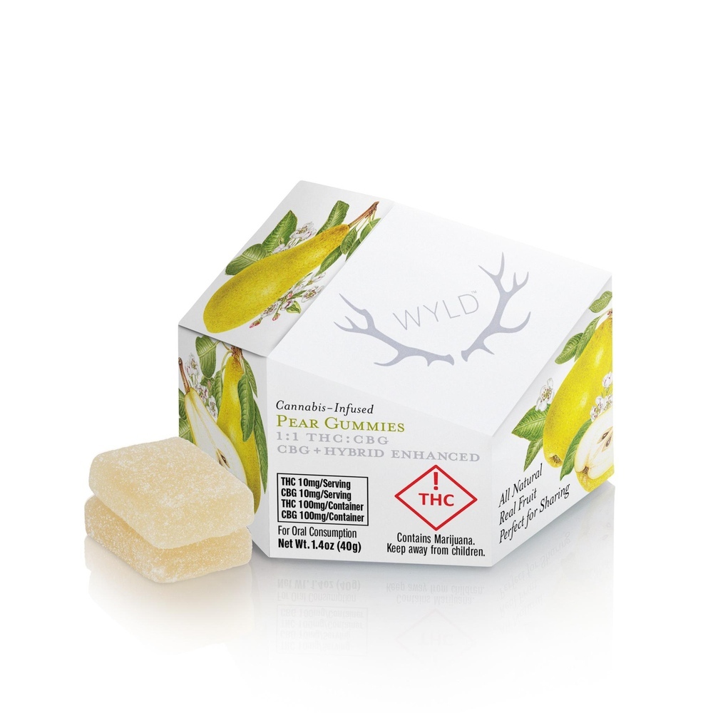 Pear 1:1 CBG + Hybrid Enhanced Gummies | 100mg