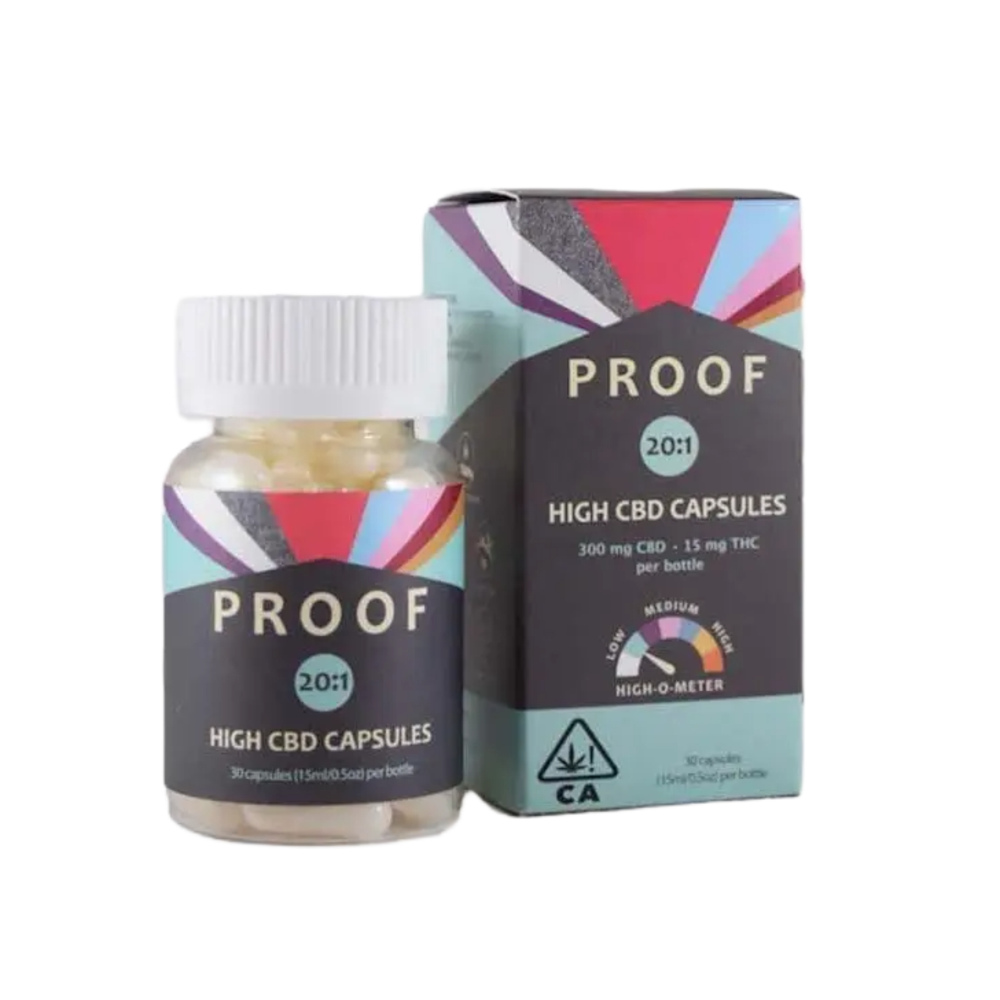 Proof 20:1 High CBD Capsules (30 ct)
