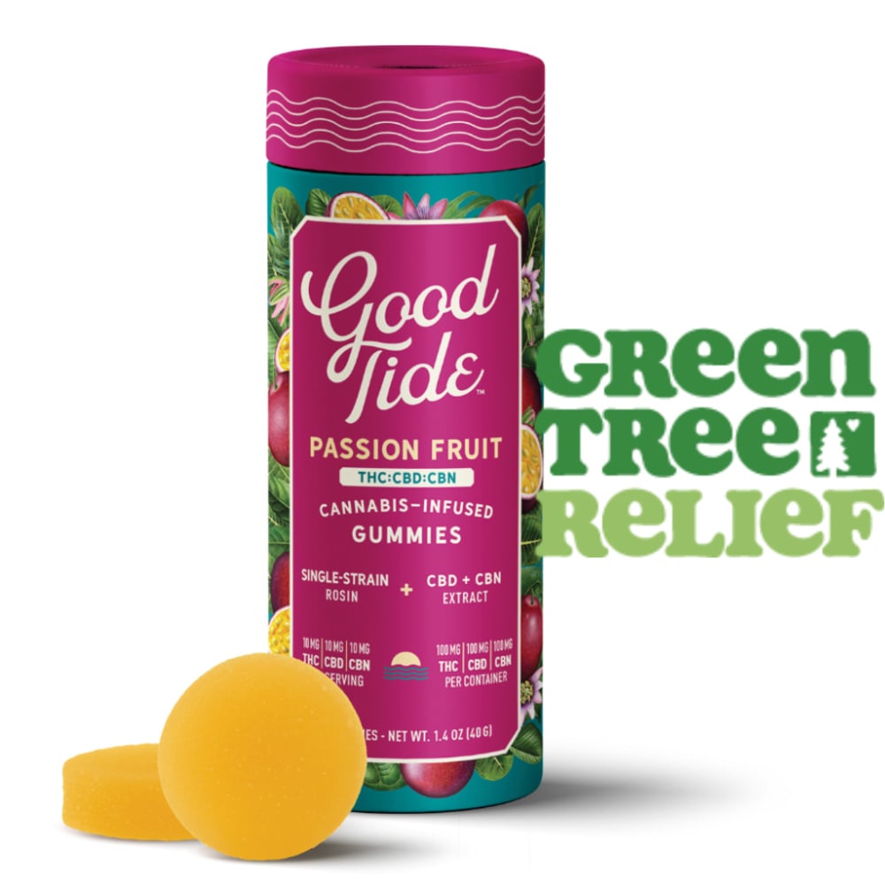 Passionfruit 2:1:1 CBD + CBN Single-Strain Rosin Gummies | Sleep | 200mg