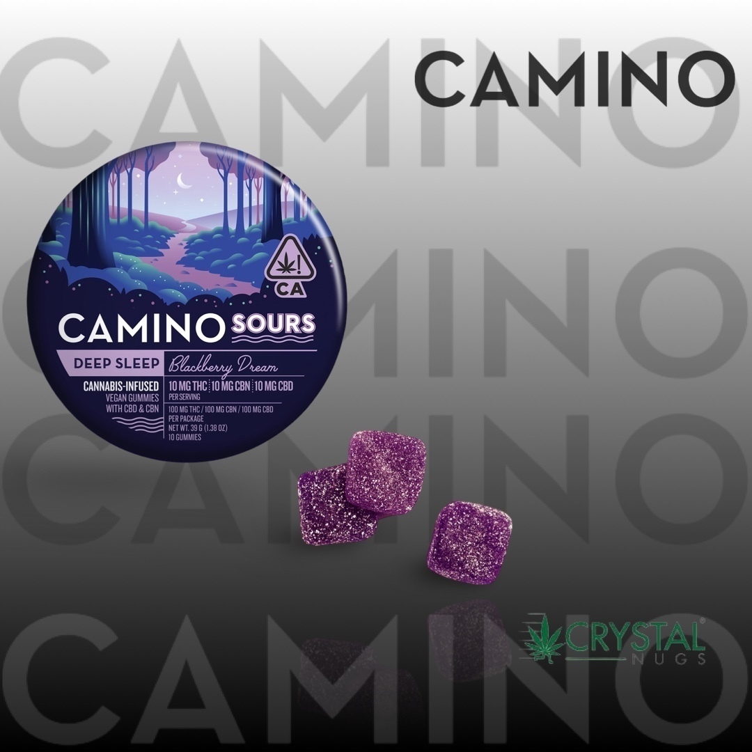 Camino -  Sours Blackberry Dream -  [10pk] (100mg CBD/100mg THC/100mg CBN) - Indica