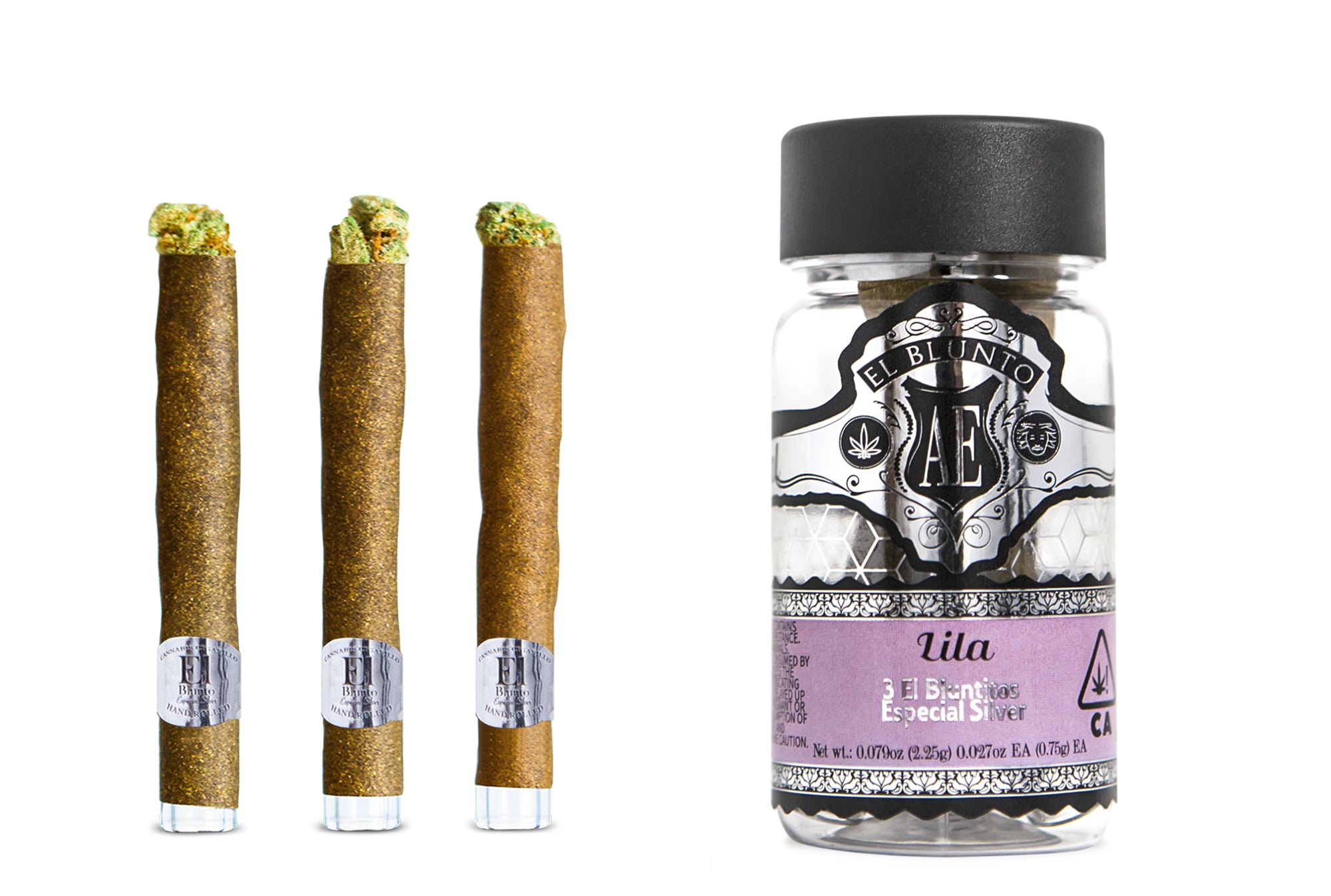 El Bluntito Especial Silver 3pk - Lila | Hybrid [3 x .75g]
