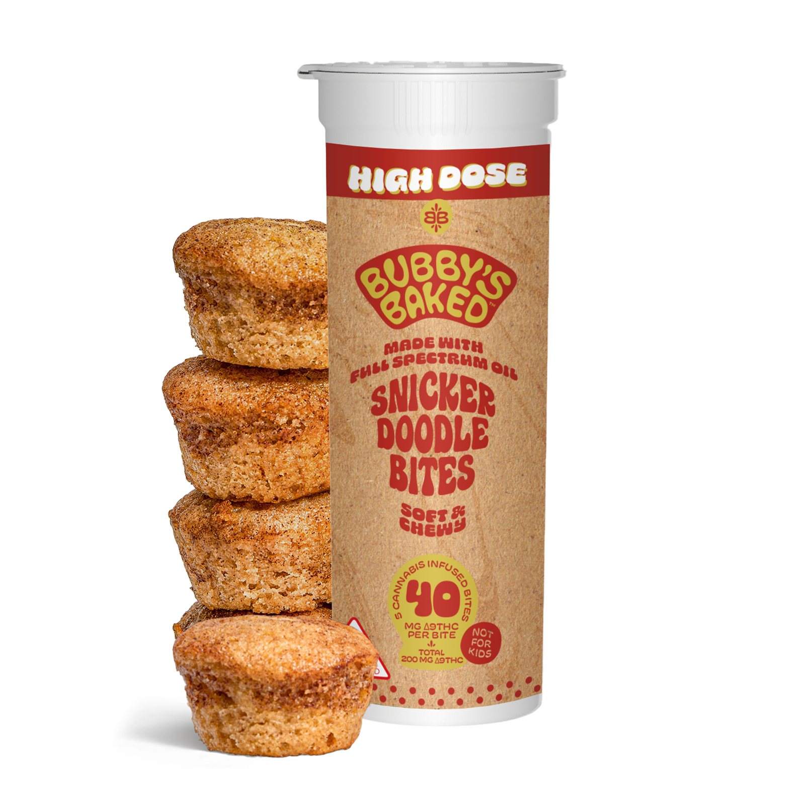 High Dose Snickerdoodles [5pk] (200mg)