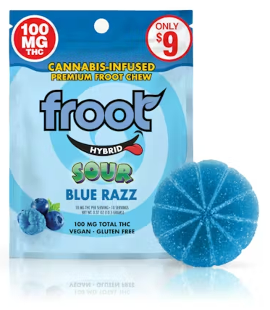 Sour Blue Razz Dream [10pk] (100mg)