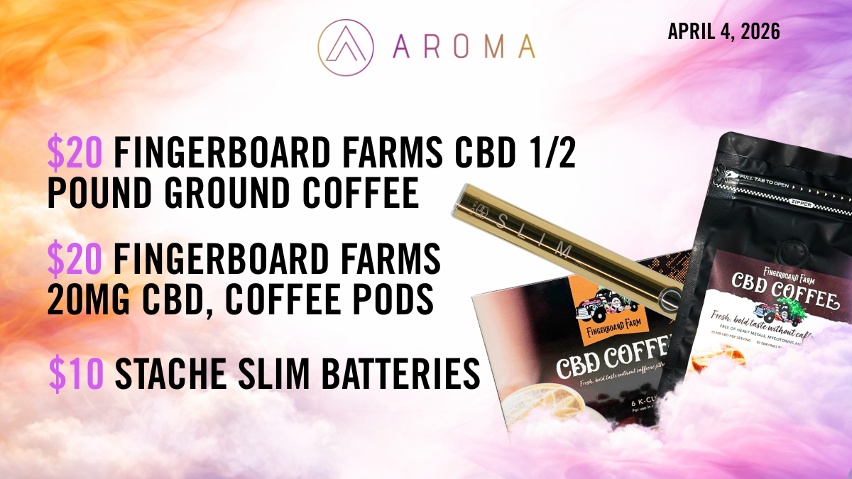 $20 CBD 1/2 Pound Ground Coffee special