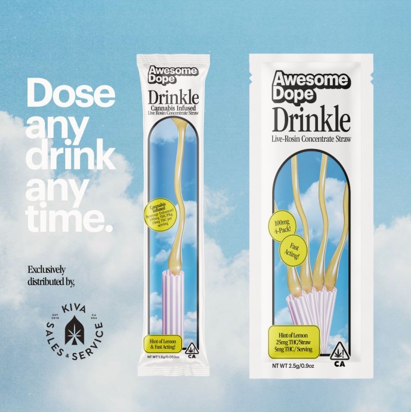 Infused Drinking Straw - Indica [4pk] (100mg)
