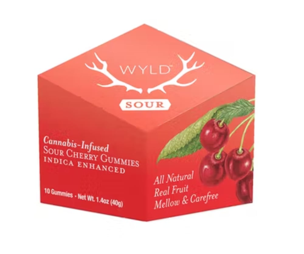 Sour Cherry Indica Enhanced Gummies | 100mg