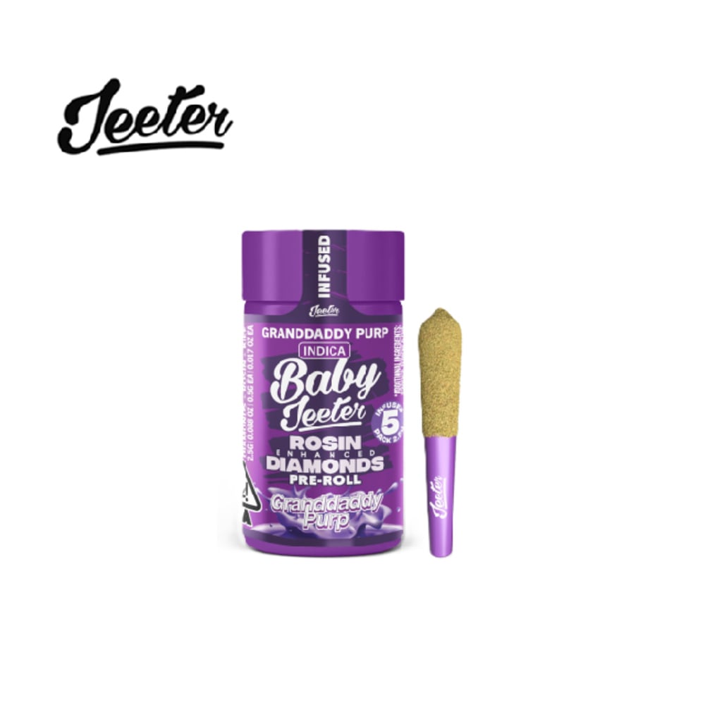 GRANDDADDY PURP 2.5G 5 PACK INFUSED PREROLL