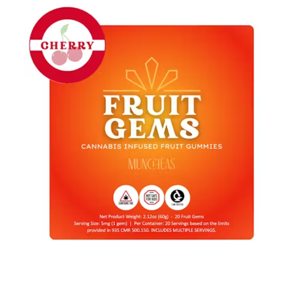 5mg Cherry Fruit Gems | 20pk
