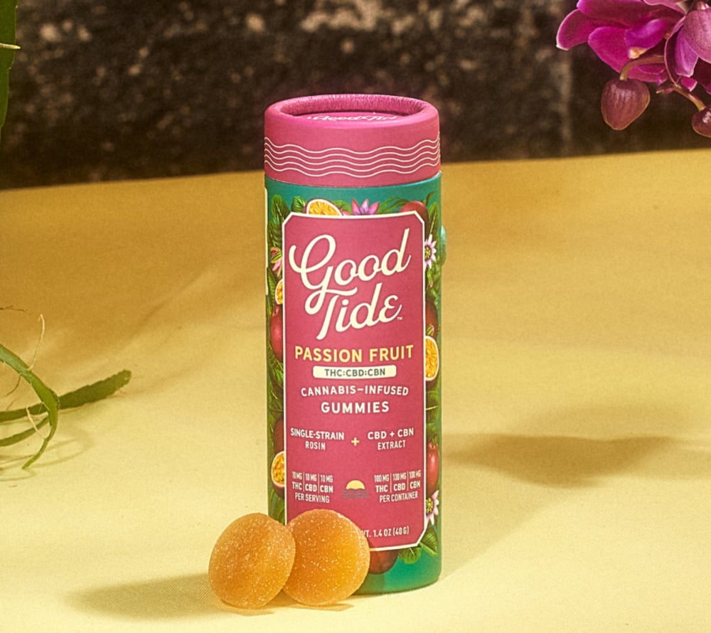 GUMMY - 100mg 1:1:1 Passionfruit (CBD+CBN) [10pk]