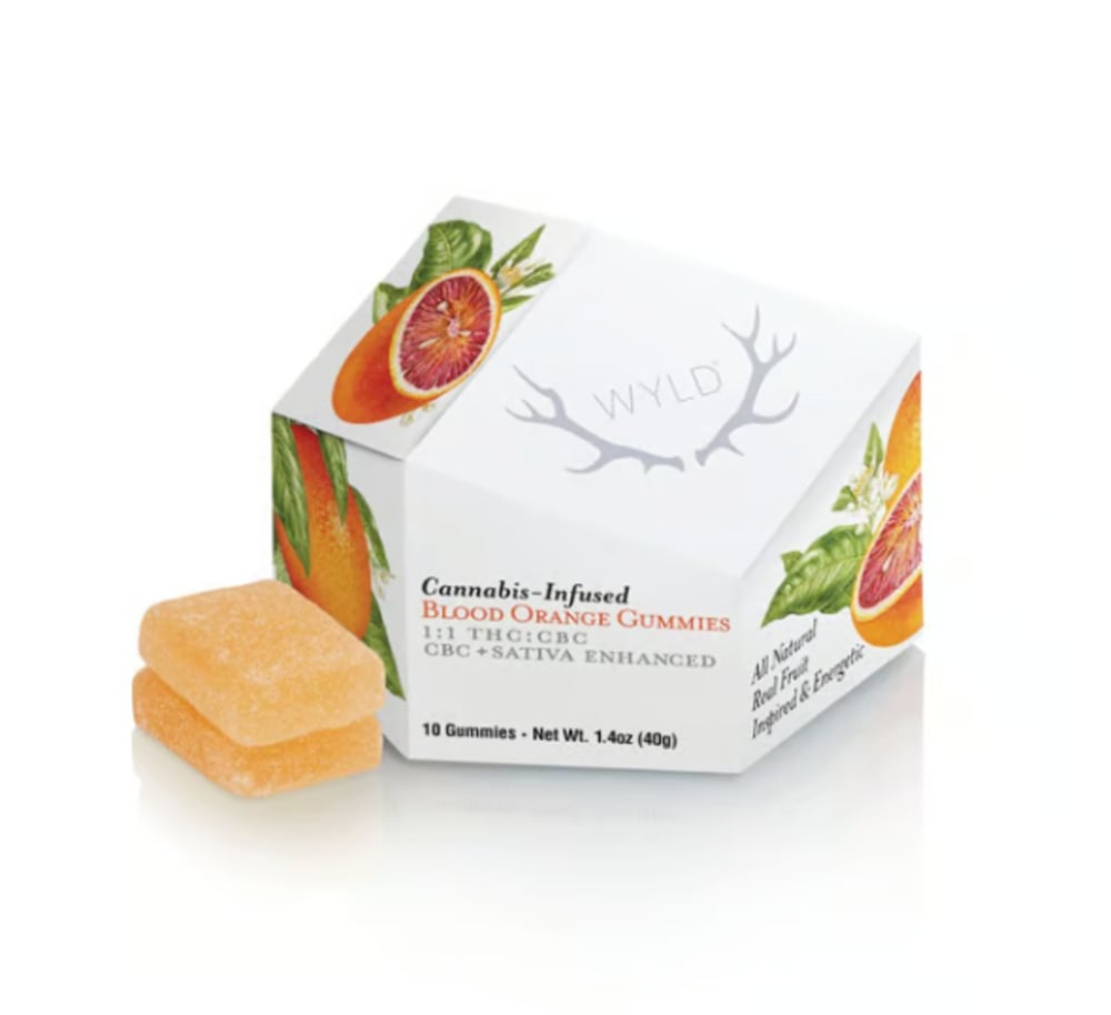 Blood Orange 1:1 CBC + Sativa Enhanced Gummies | 100mg THC:100mg CBC