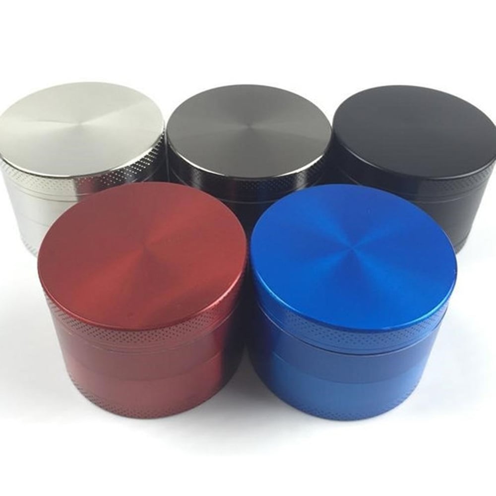 4 Piece Zinc Grinder - Assorted Colors [50mm]