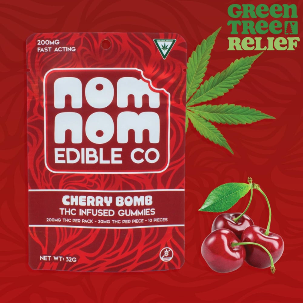 Shop Cherry Bomb [10pk] (200mg) | Green Tree Relief Reading