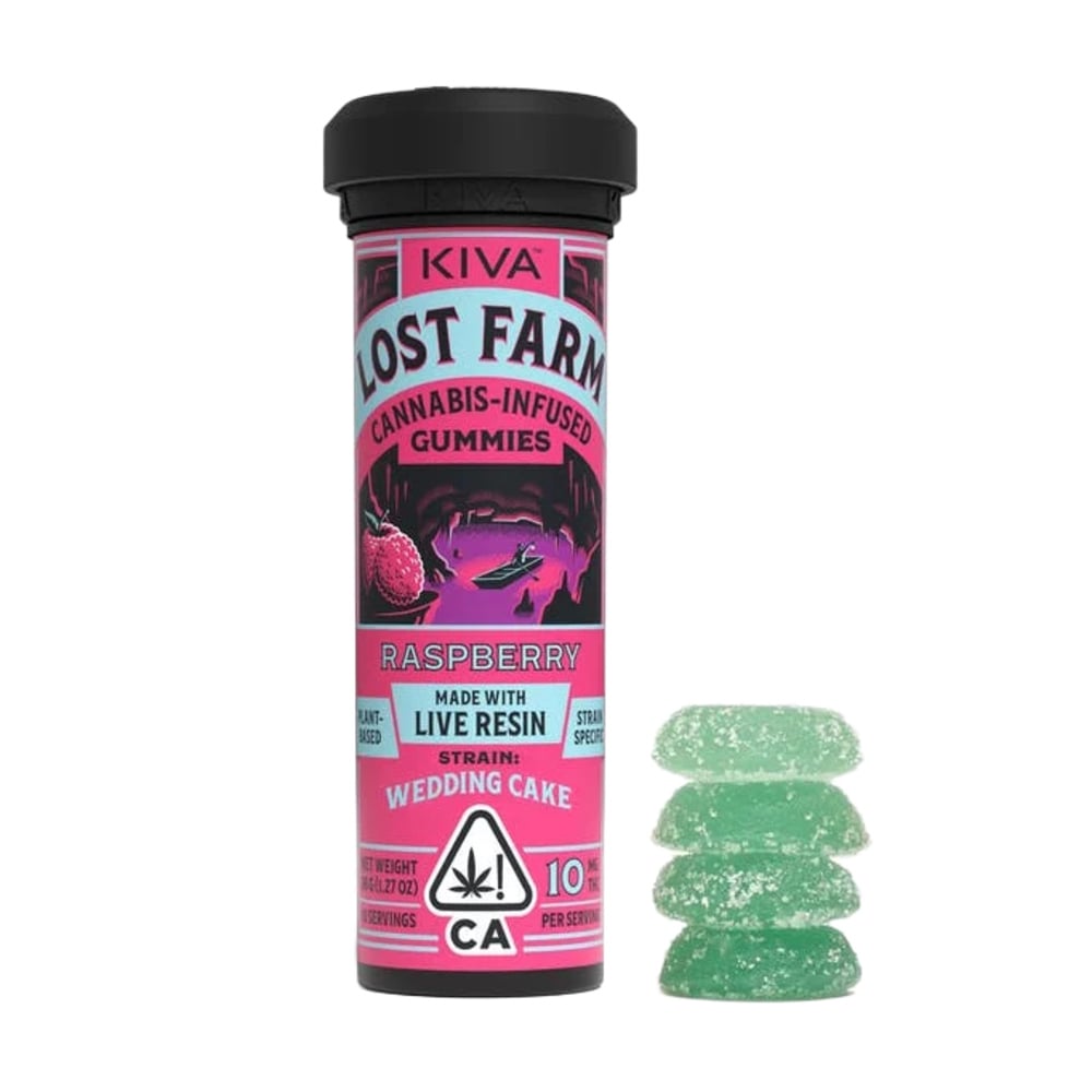 Lost Farm Raspberry x Wedding Cake [10pk] (100mg)