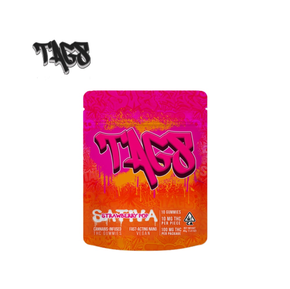 STRAWBERRY POP 100MG 10 PACK GUMMIES