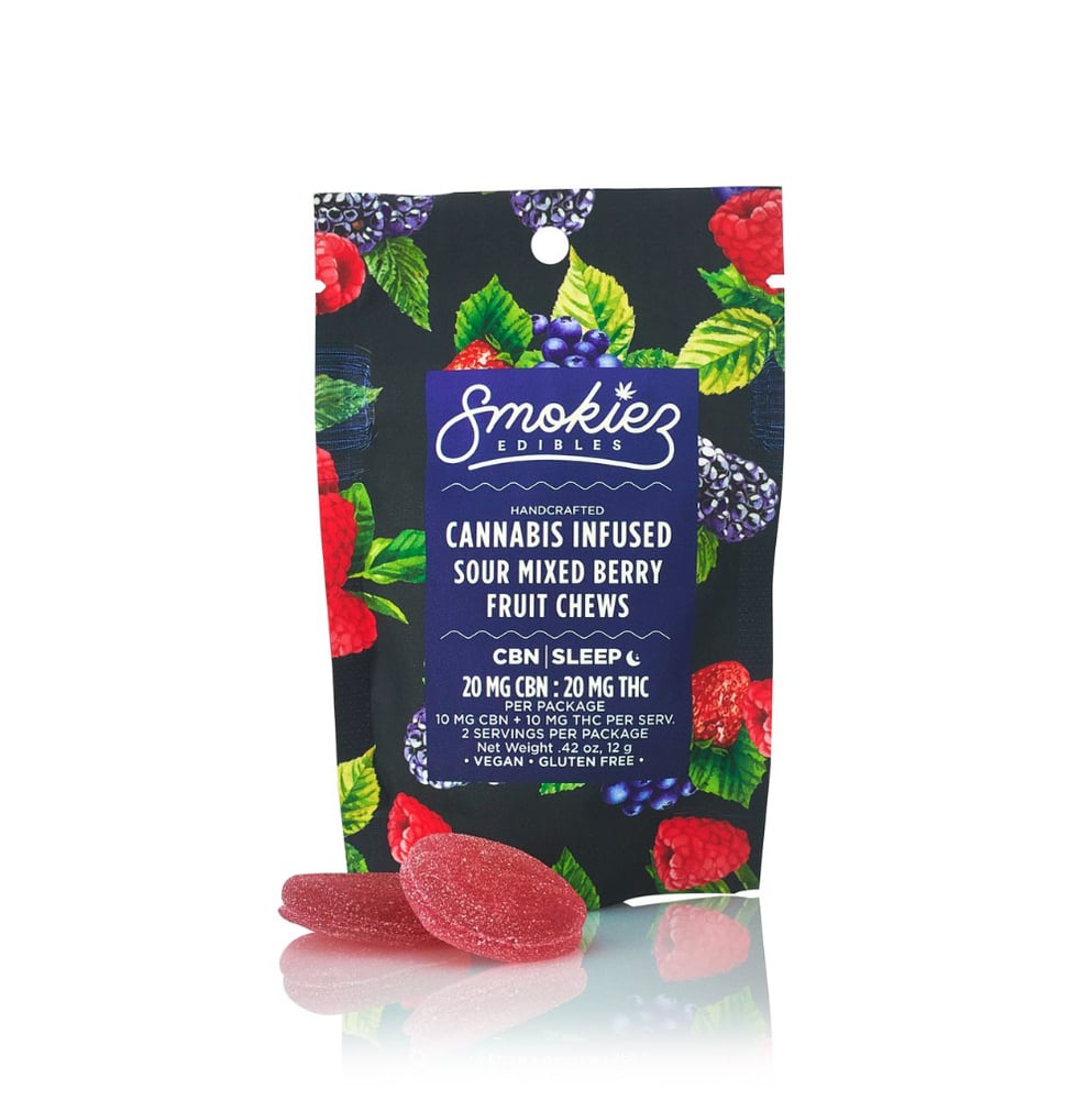 1:1 Sour Mixed Berry [10pk] (100mg CBN/100mg THC)