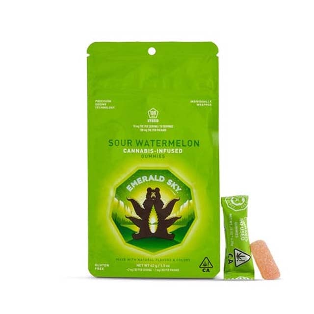 Sour Watermelon | 10pk/10mg - 100mg | Hybrid |