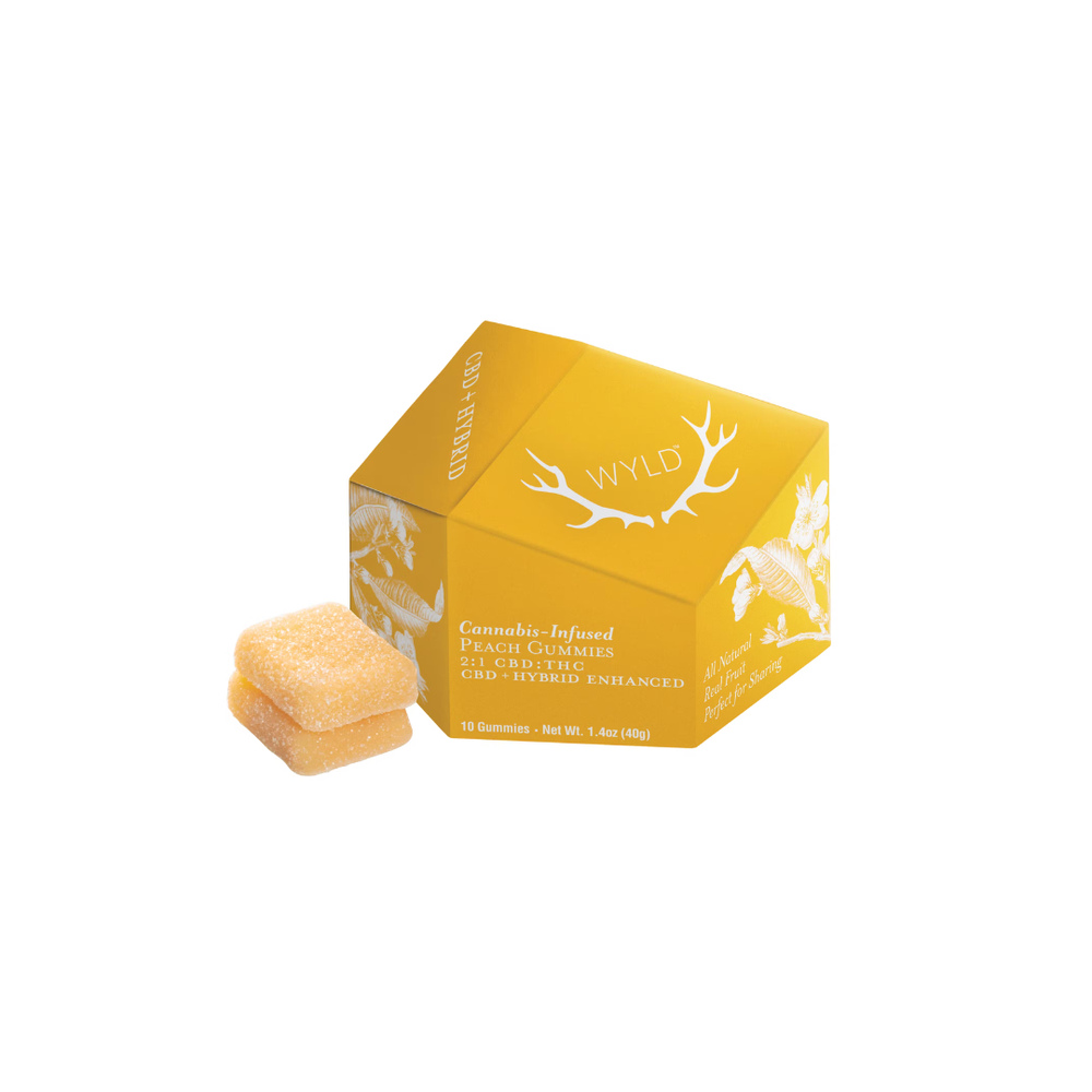 Peach 2:1 CBD + Hybrid Enhanced Gummies | 100mg :50mg