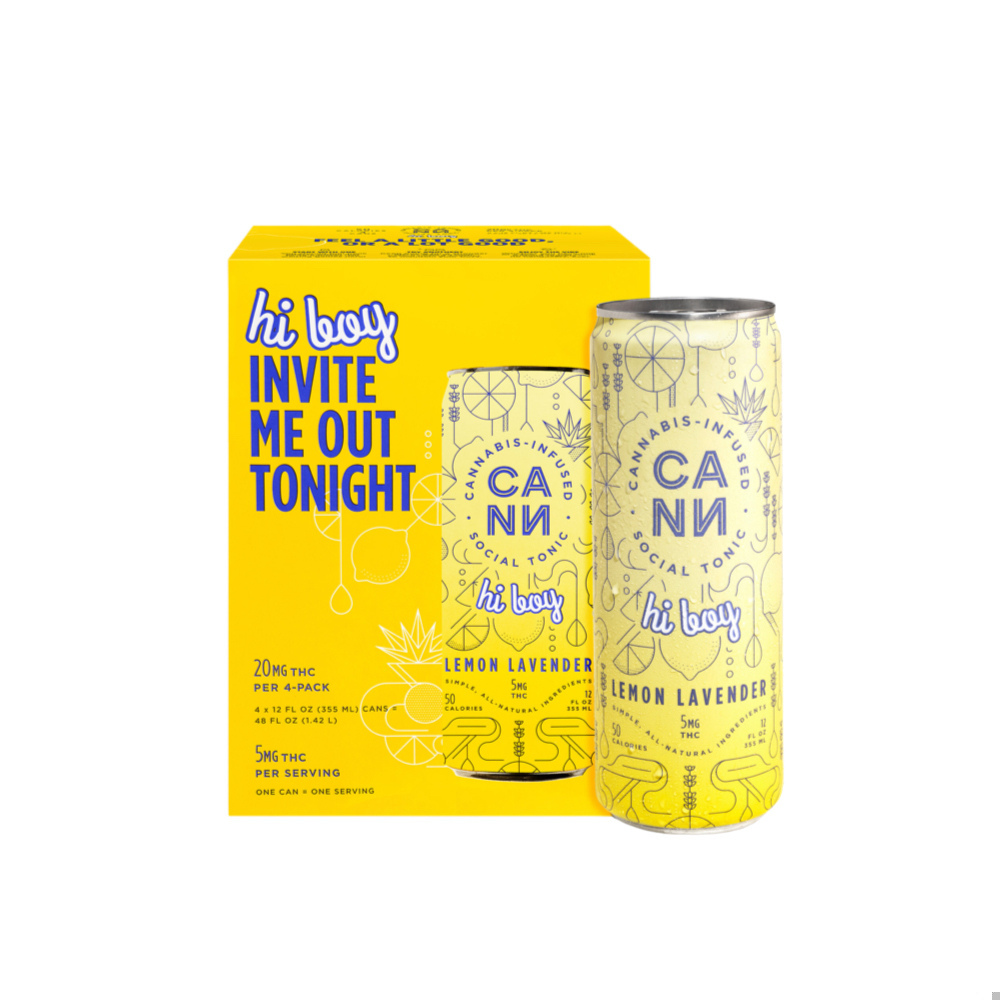 Lemon Lavender Hi Boy - Cann Social Tonic (4pk)