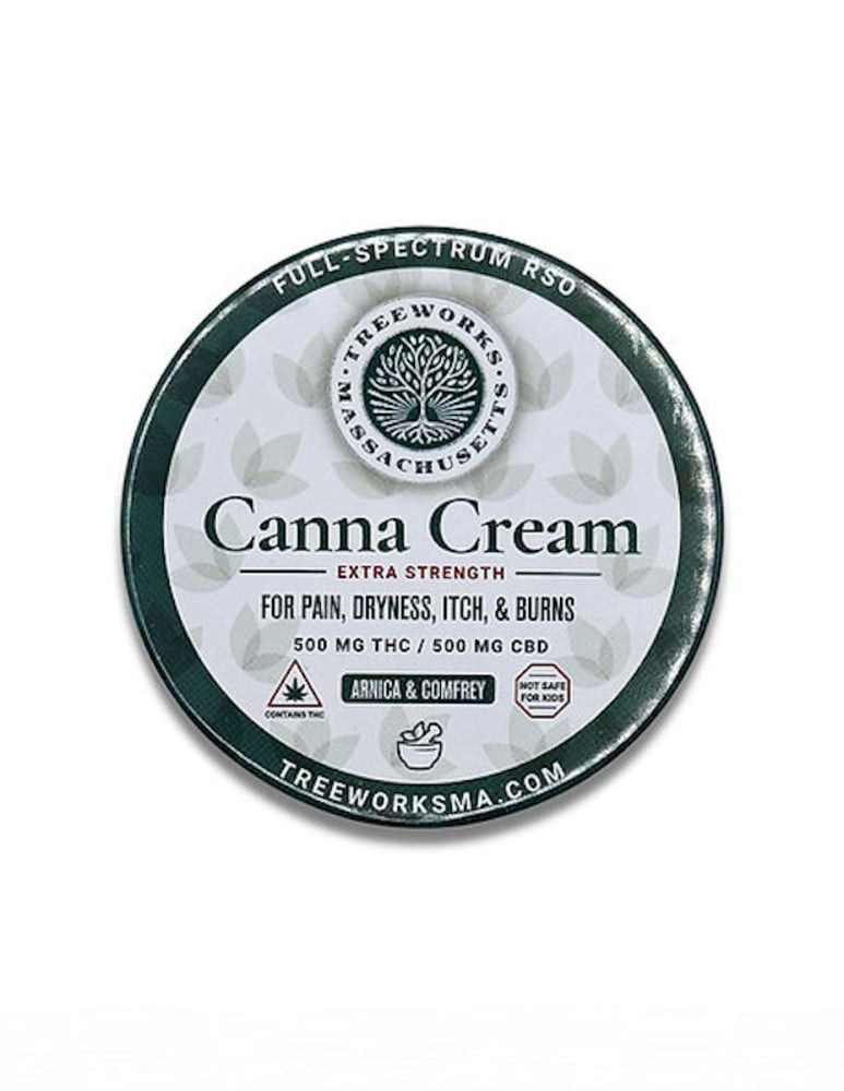 Treeworks - Full Spectrum RSO Canna Cream Extra Strength (500mg THC 500mg CBD)
